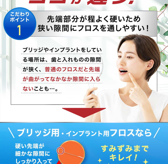 ブリッジ用フロス
